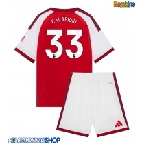Maglie da calcio Arsenal Riccardo Calafiori #33 Prima Maglia Bambino 2026-27 Manica Corta + Pantaloni corti)